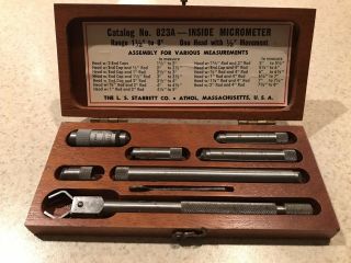 Vintage Starrett - Inside Micrometer Set - 823a