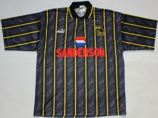 Sheffield Wednesday Vintage Away Shirt - 1993/95 - Xl Size - Puma Black - Jersey