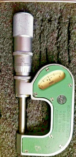 Vintage Federal Indicating Micrometer Model 200p - 1