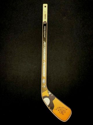 Kris Letang Signed Pittsburgh Penguins Mini Stick - Mario Lemieux Foundation