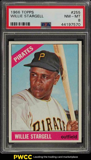 1966 Topps Willie Stargell 255 Psa 8 Nm - Mt (pwcc)