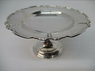 An Early 20th Century Solid Silver Pedestal Sweet Dish By Docker & Burn Ltd.