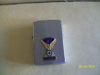 Vintage 1960s Zippo Lighter National Safety Council Award of Honor box 3