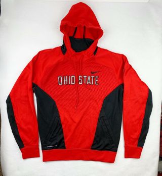 Ohio State Buckeyes Nike Team Stitched Football Hoodie Sweatshirt (mens Small)