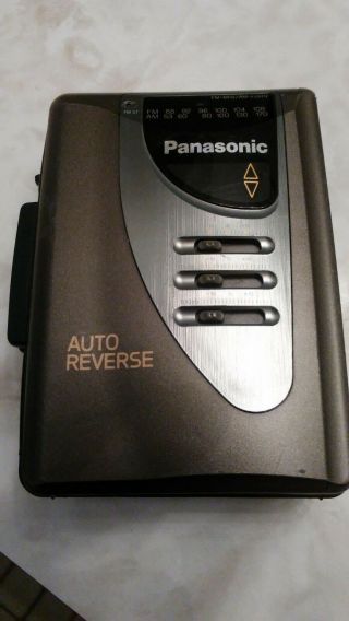 Vintage Walkman Panasonic Cassette Player Am Fm Radio Rq - V154 (fully)