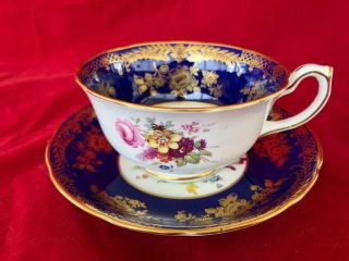 Good Vintage Hammersley Fine Bone China Hand Painted Cup And Saucer.