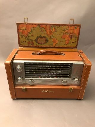Vintage Rca Victor Strato World Short Wave Radio Superheterodyne Model 3bx671