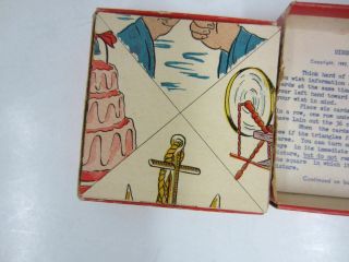 Vintage 1943 RADAR FORTUNE CARDS Deck w/Instructions & Box by Ruth Ribbe 3