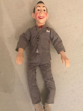 Vintage Talking Pee - Wee Herman Matchbox 1987 Pull String Doll