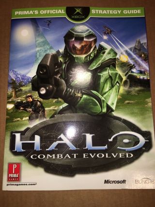 Halo: Combat Evolved Official Strategy Guide Vintage Microsoft Xbox Bungie