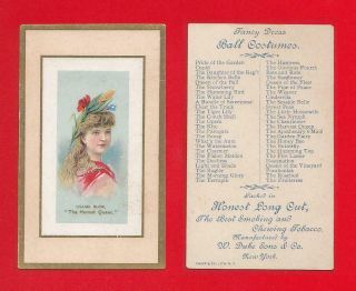 1887 Duke - N107 Fancy Dress Ball Costumes (l) - Harvest Queen Ex,