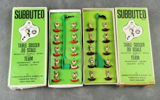 Vintage Subbuteo Football Team Bundle - Boxed