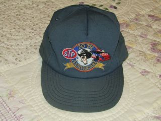 Richard Petty Stp 20th Anniversary 43 Blue Green Snapback Mesh Trucker Hat Cap