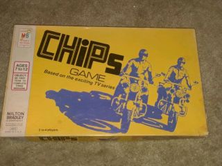 Complete Vintage Chips California Highway Patrol Board Game Tv Show