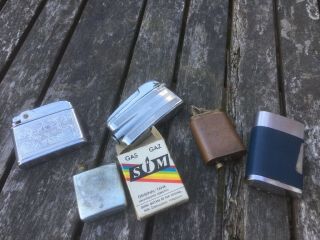 Vintage Lighter Joblot Including Ronson And Parts