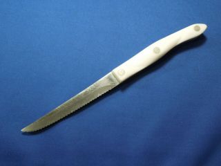 Vintage Retro Cutco White Handle Trimmer Serrated Knife 1721 Kj