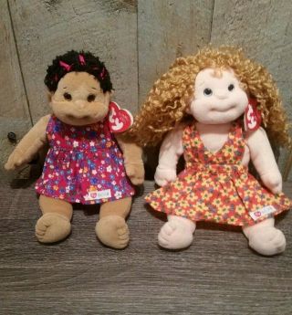 Ty Beanie Kids Cutie And Princess Plush Dolls Outfits Vintage Toy Euc