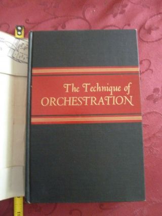 Vintage The Technique Of Orchestration Music Book Kent Wheeler Kennan