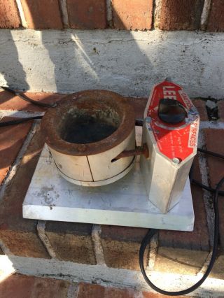 Lee Lead Smelter Heat Control Sinker/bullet Caster Melting Pot Vintage