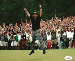 Phil Mickelson Signed Masters 8x10 Photo Autographed Jsa