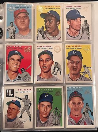 1954 Topps Archives Gold - Complete 256 - Card Set; Nm/mt,
