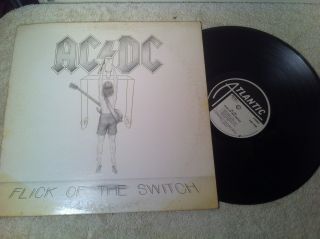 Vintage Ac Dc Flick Of The Switch Vinyl Record Album