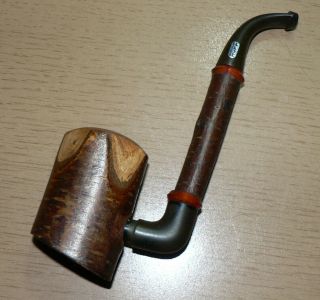 Ropp 3.  Antique Cherry Wood Tobacco Pipe.  Unsmoked.