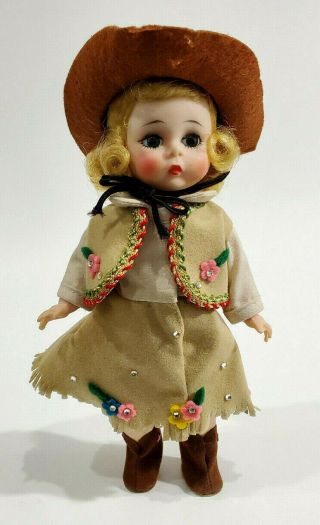 Madame Alexander 724 Cowgirl Bn Alex - Kin Wendy Doll Nr