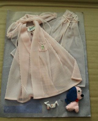 Vintage Mattel Pale Pink Barbie Lingerie Outfit For 11.  5 Inch Doll