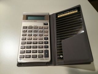 Vintage Texas Instruments Ti - Ba Ii Executive Business Analyst Calculator W/book