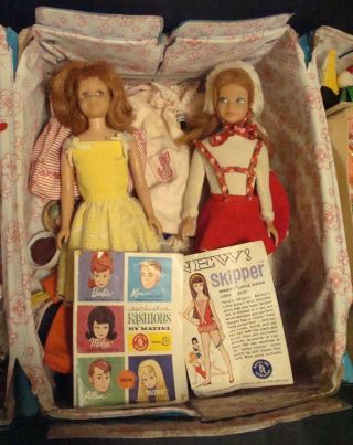 2 Vintage 1960s Mattel Barbies Sister 