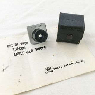 Vintage Topcon Snap On Viewfinder Magnifier
