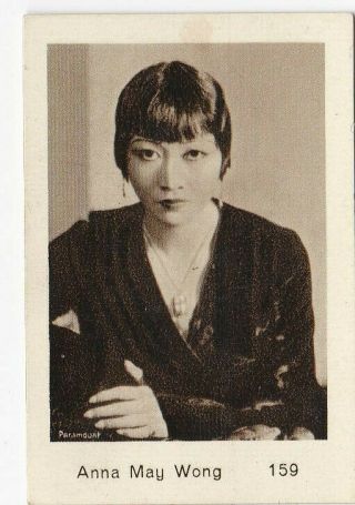 Anna May Wong Card 159 " Monopol Filmpictures " Monopol Dresden 1932