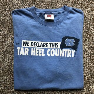 Vintage Nike North Carolina T - Shirt L “we Declare This Tar Heel Country” Graphic