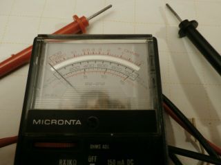 Vintage Micronta Multitester Multimeter - 2000 Ohms (22 - 212) 3