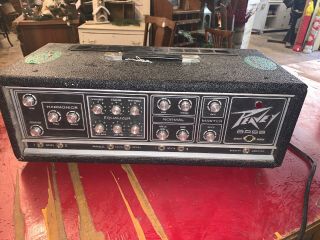 Vintage Usa Peavey Bass Series 400 Bass Amp Head Parts Or Fix