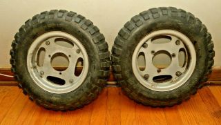 1984 Honda Z50r Vintage Front And Rear Wheels,  Tires And Rims Oem