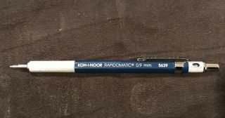 Vintage Koh - I - Noor Rapidomatic 0.  9mm 5639 Drafting Mechanical Pencil