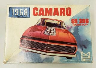 Vintage Mpc 1968 Chevy Camaro Ss396 Hardtop Model Kit 1:25 Scale 1968 - 200 Built
