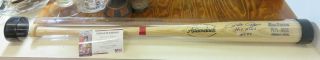 " Pete Rose Hit King 4256 " Autographed Big Stick Baseball Bat W/ Psa In Tube