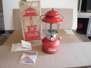 Vintage 1971 Coleman 200a Lantern W/box - - - - Parts,  Restore,  Use
