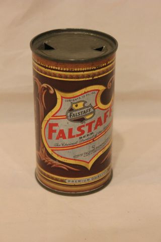 Vintage - Falstaff Flat Top 12 Oz Beer Can -