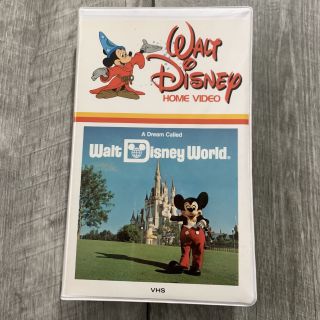 Vintage A Dream Called Walt Disney World Home Presentation Vhs Video Tape