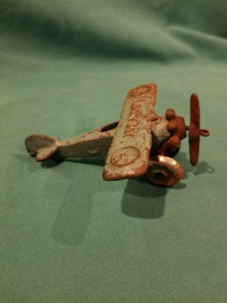 Antique/vintage Hubley Lucky Boy Cast Iron Toy Air Plane