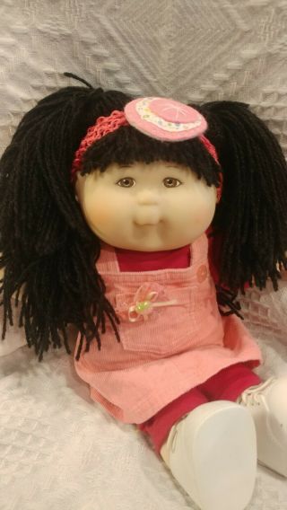 Mattel 1995 Cabbage Patch Kids Asian Girl Doll CPK with Cute Clothes Shoes OAA 3