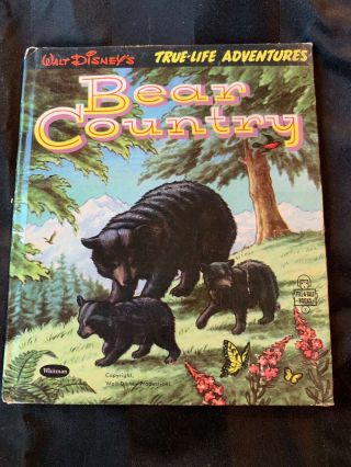 Bear Country 1954 Whitman Tell A Tale Walt Disney 