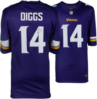 Stefon Diggs Minnesota Vikings Signed Purple Nike Limited Jersey - Fanatics