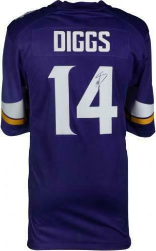 Stefon Diggs Minnesota Vikings Signed Purple Nike Limited Jersey - Fanatics 2