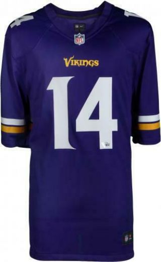 Stefon Diggs Minnesota Vikings Signed Purple Nike Limited Jersey - Fanatics 3