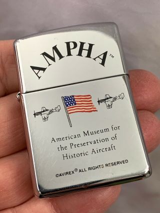 1995 Zippo Lighter - Ampha American Museum For Preservation Of Historic Aircraft